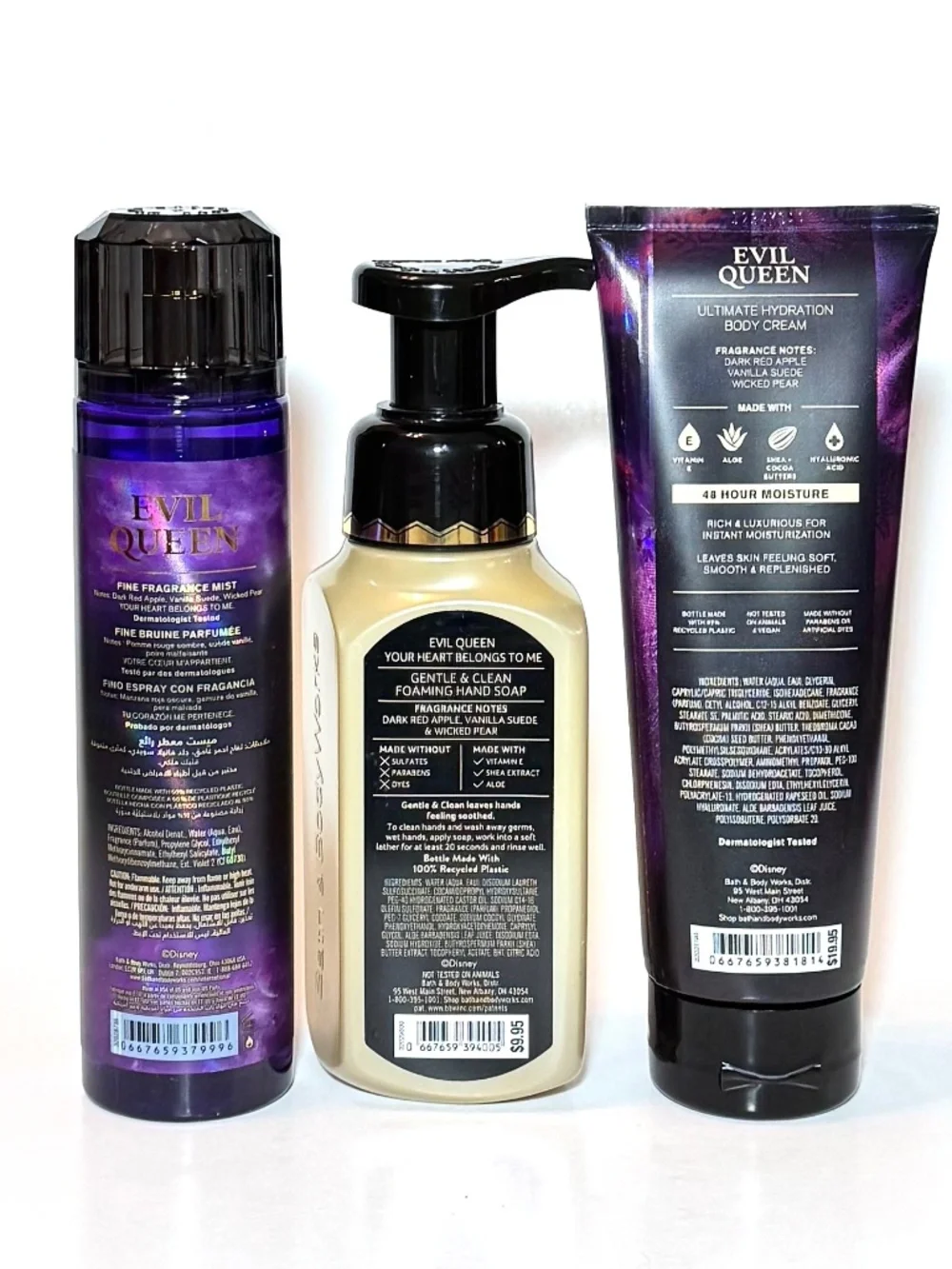 EVIL QUEEN Body Care Trio